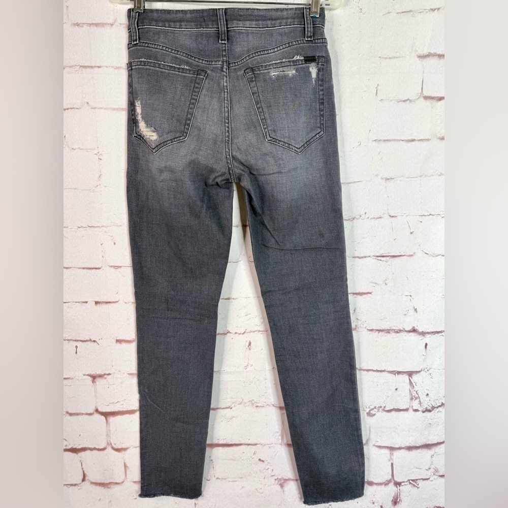 JOE’S JEANS Charlie High Rise Skinny Ankle Distressed Sz 27 Waist 28” Denim Jean - Picture 5 of 16